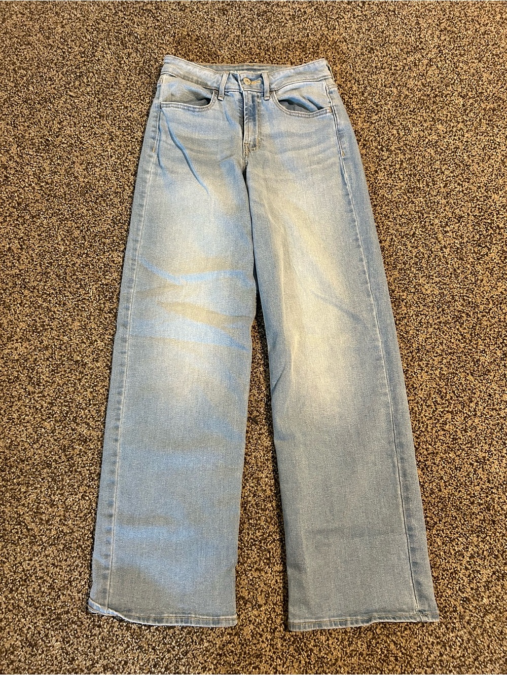 Old Navy Wow Wide Leg Light Wash Women's Jeans